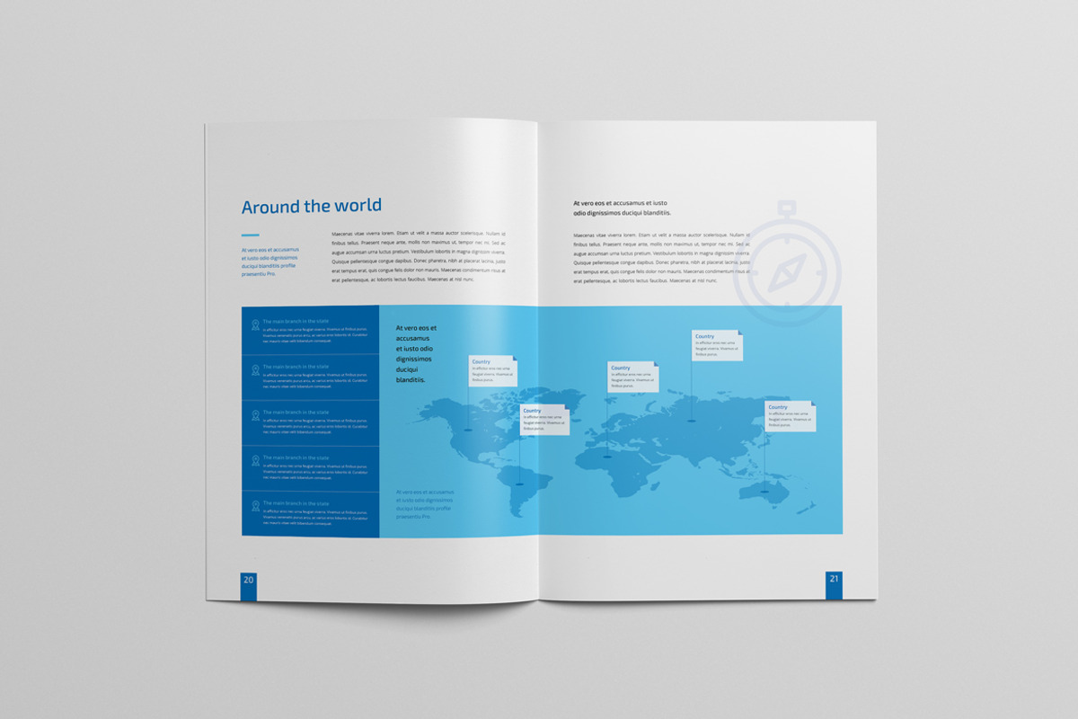 Annual Report A4 & Us Letter, a Brochure Template by Pro-Gh (Photo 20 of 20)