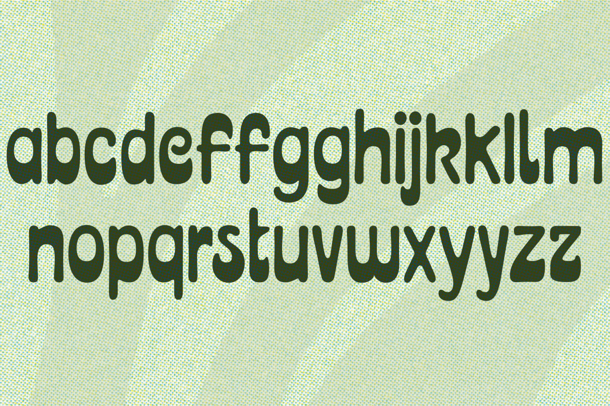 Acid Green | Retro Psychedelic Flair, a Font by The Flying Type (Photo 9 of 15)