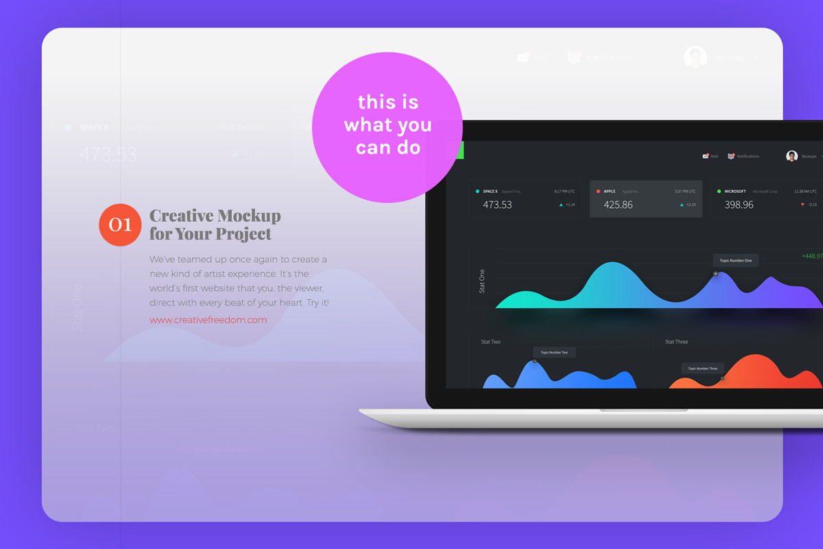 MacBook™ Mockup for Your Projects, a Device Mockup by eppearance (Photo 3 of 5)