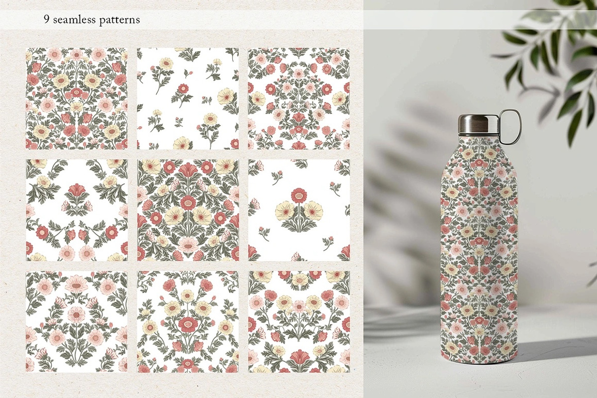 William Morris pattern, a Decorative Illustration by Jenny Quince (Photo 7 of 9)