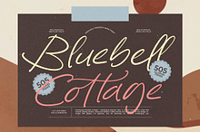 Bluebell Cottage Modern Handwritten