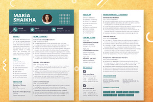 Modern Executive CV Word Resume