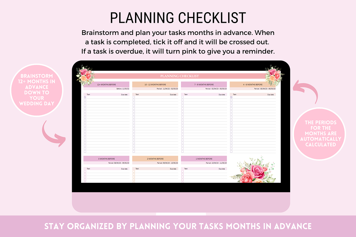 Wedding Planner Google Sheets, a Templates & Theme by SunshineStudioBoutique (Photo 8 of 10)
