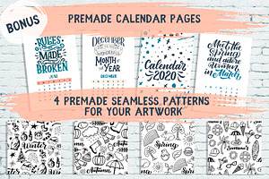 Lettering Calendar Creator 2020