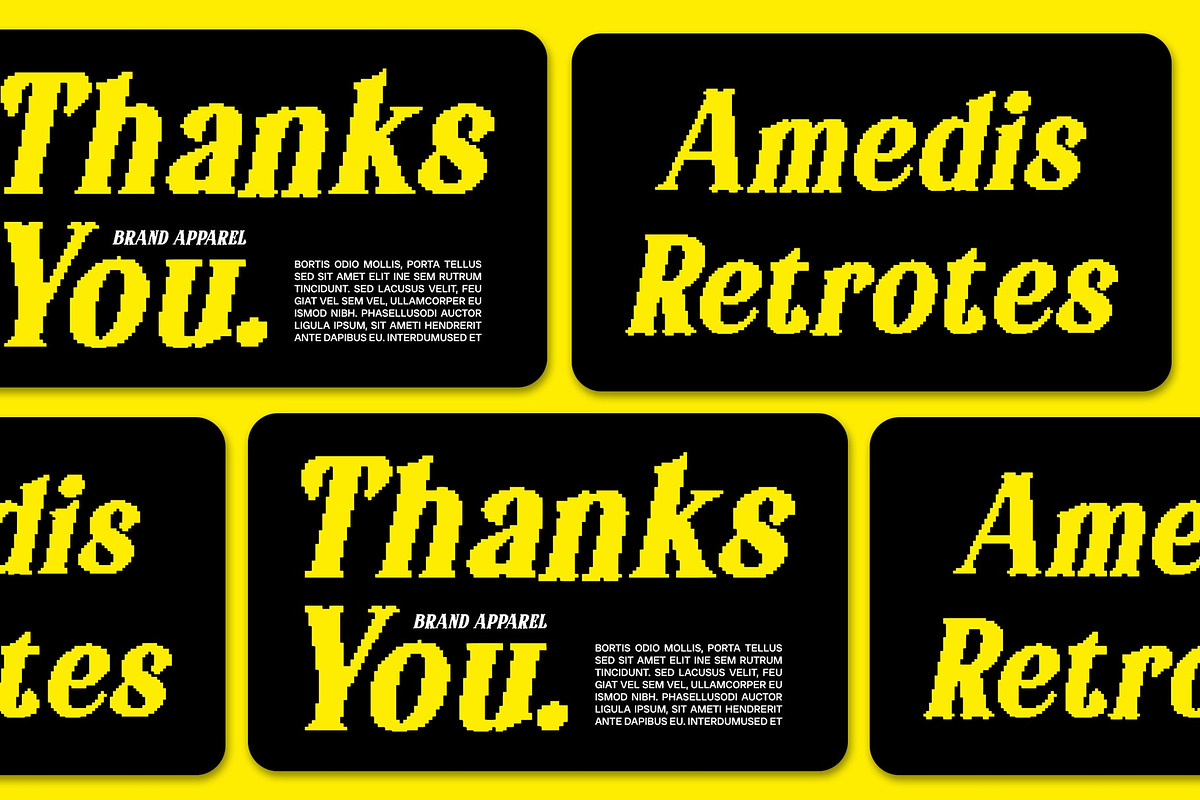 Badoney Pixel, a Serif Font by Craft Supply Co. (Photo 5 of 8)