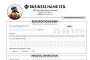 Registration form 2, a Stationery Template by DesignGhar (Thumbnail 4 of 5)