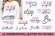 Boho Inspirational Quotes SVG Bundle, a Graphic by Designer302 (Thumbnail 1 of 13)