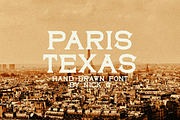 Paris Texas Hand Drawn Font, a Serif Font by nickqtx (Thumbnail 1 of 4)