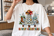 Howdy Christmas Tree PNG,Western, a Seasonal Illustration by Libby Wishes (Thumbnail 2 of 3)