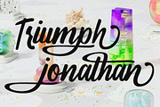 Bridgera Script Font, a Script Font by akrtype (Thumbnail 5 of 7)