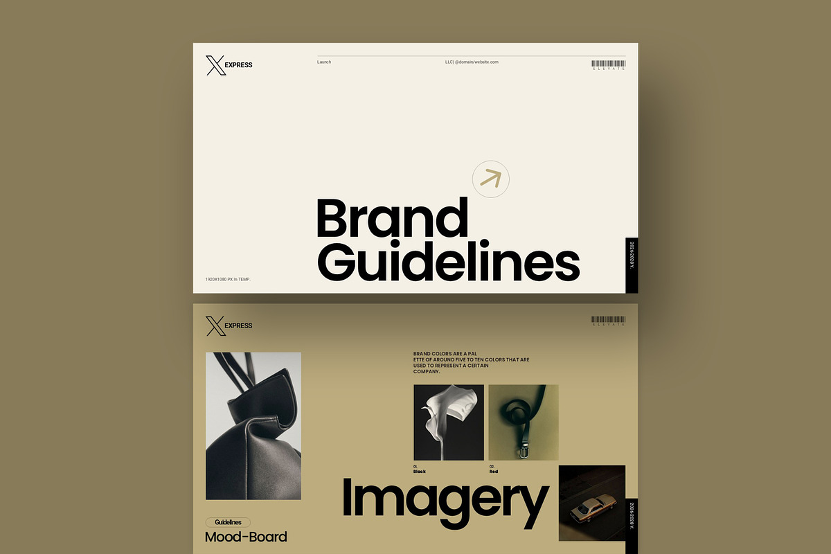 Brand Guideline InDesign Template, a Presentation Template by GoldenPixelStudio (Photo 7 of 9)