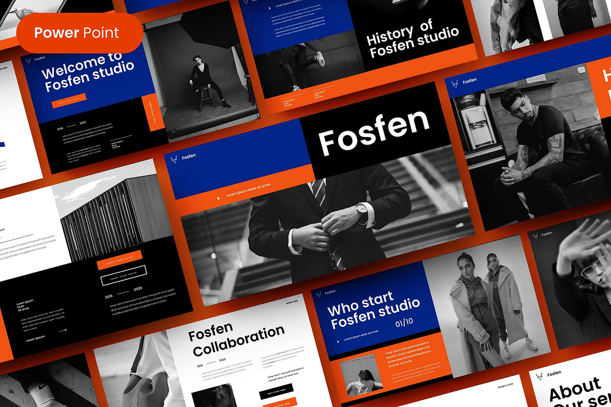 Fosfen – Business PowerPoint, a Presentation Template by Dens Creative Studio (Photo 1 of 6)