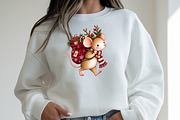 Whimsical Christmas Mouse Gift, a Seasonal Illustration by Printable Design Store (Thumbnail 3 of 3)