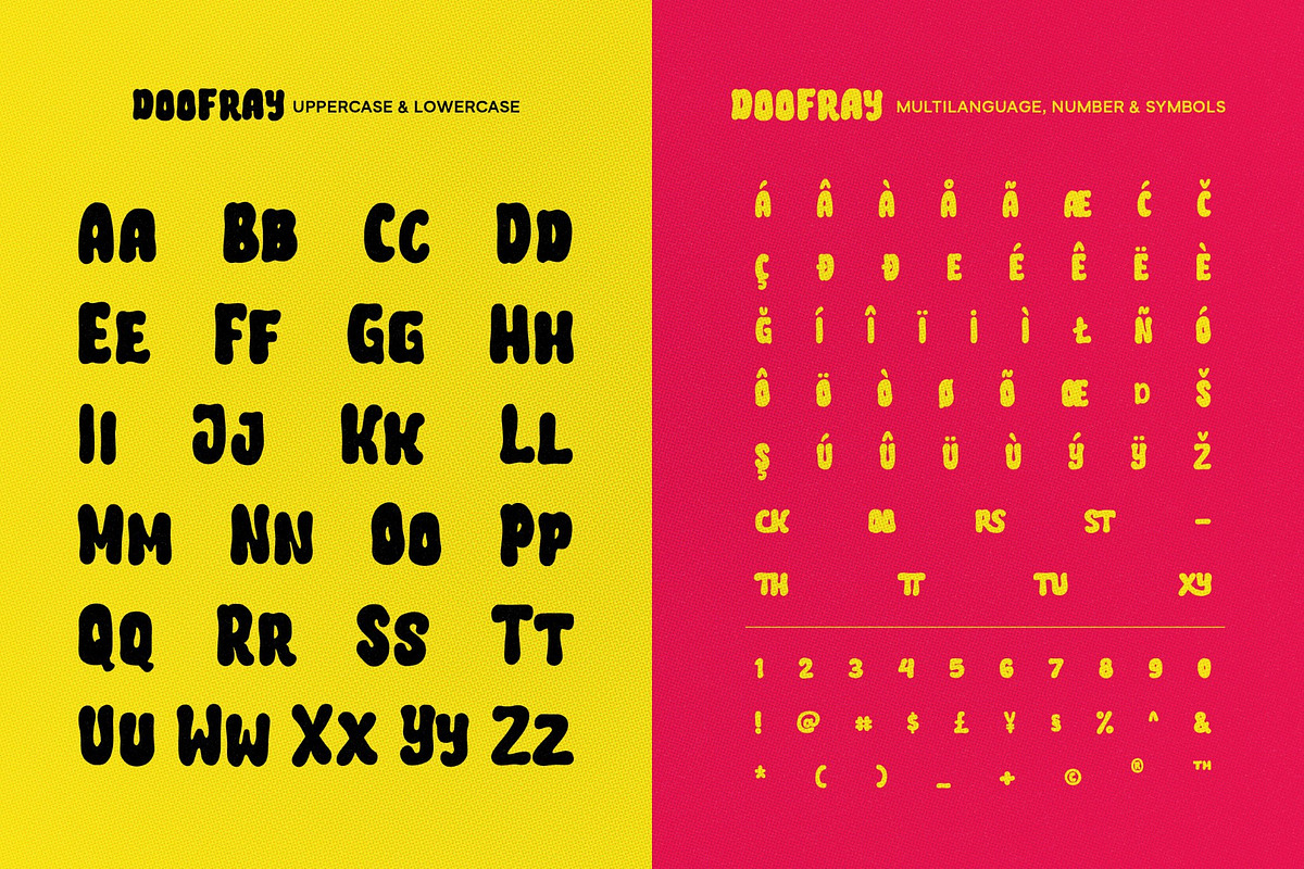 Doofray, a Sans Serif Font by graphicook (Photo 3 of 10)