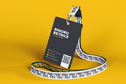 ID Card & Lanyard Mockup Sets, an Advertising Mockup by Artnivora.Std (Thumbnail 3 of 4)