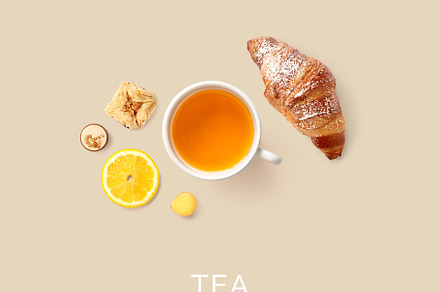 Tea & croissant