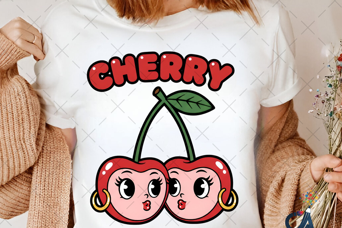Valentine Cherry Betty Boop Png, an Illustration by Creative Art (Photo 5 of 6)
