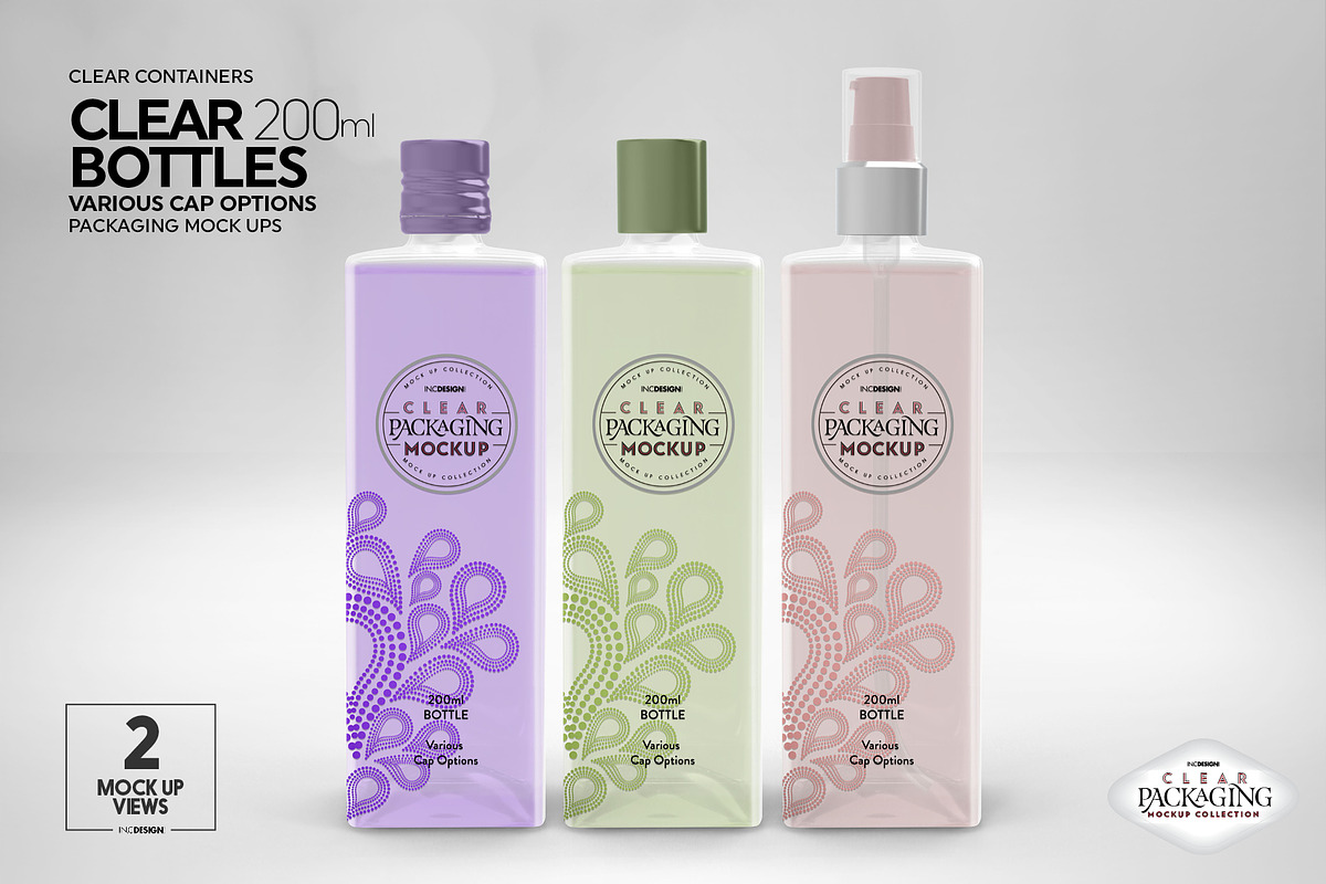 10 Clear Container Packaging Mockups, a Cups & Container Mockup by INCDesign (Photo 15 of 20)