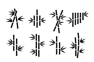 Bamboo vector icons, an Icon by Microvector