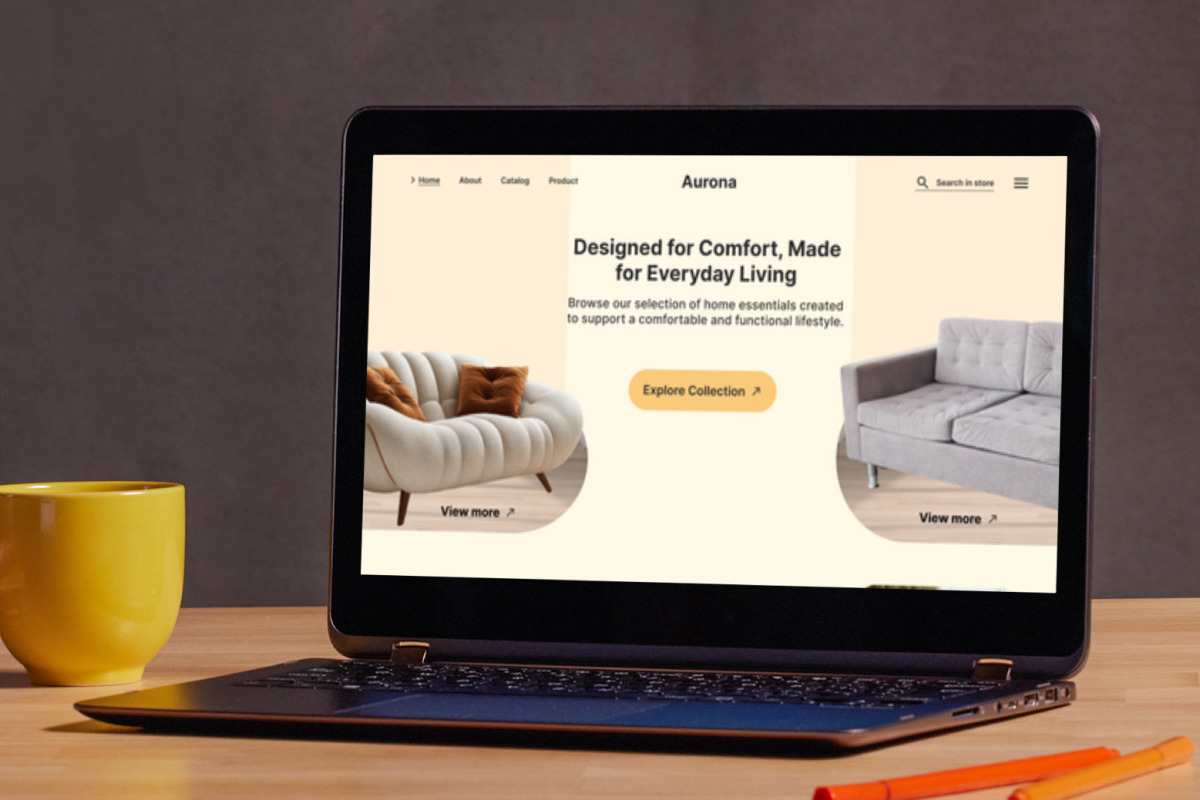 Aurona Home Product Catalog Landing, a Landing Page Template by twinstd (Photo 5 of 5)