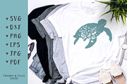 Turtle Silhouette - SVG & Clipart, an Object Graphic by Tommy & Tilly Design (Thumbnail 2 of 4)