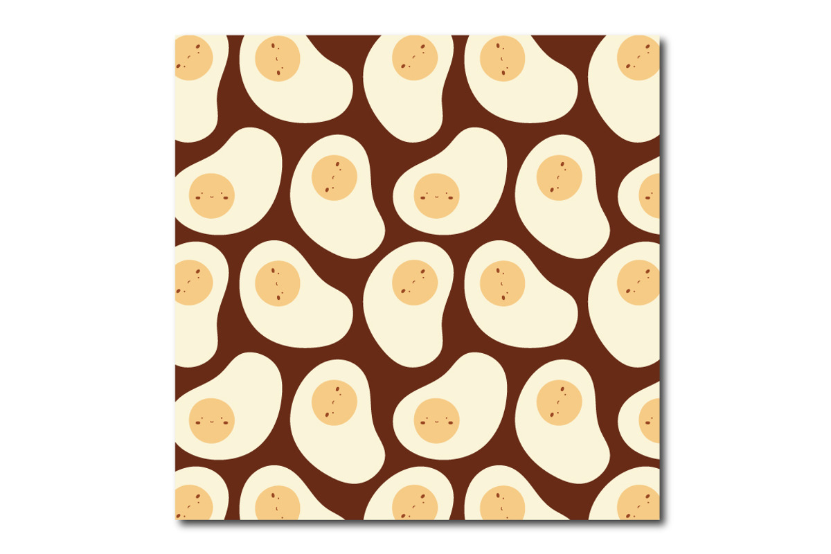 Happy Breakfast Seamless Pattern, a Pattern Graphic by K McCormack Designs (Photo 3 of 5)