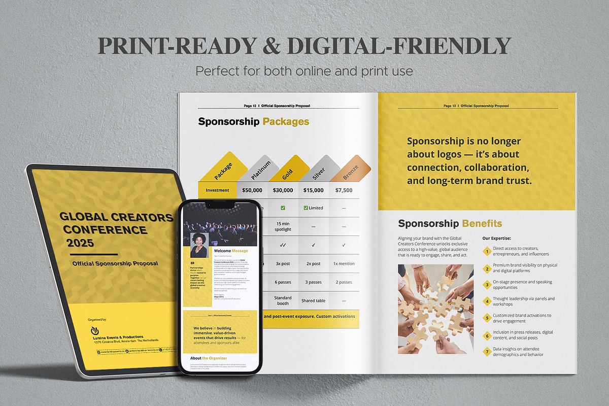 Corporate Sponsorship Proposal Deck preview 4