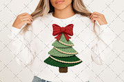 Coquette Faux Yarn Christmas Tree, an Illustration by Craft Nest (Thumbnail 4 of 5)