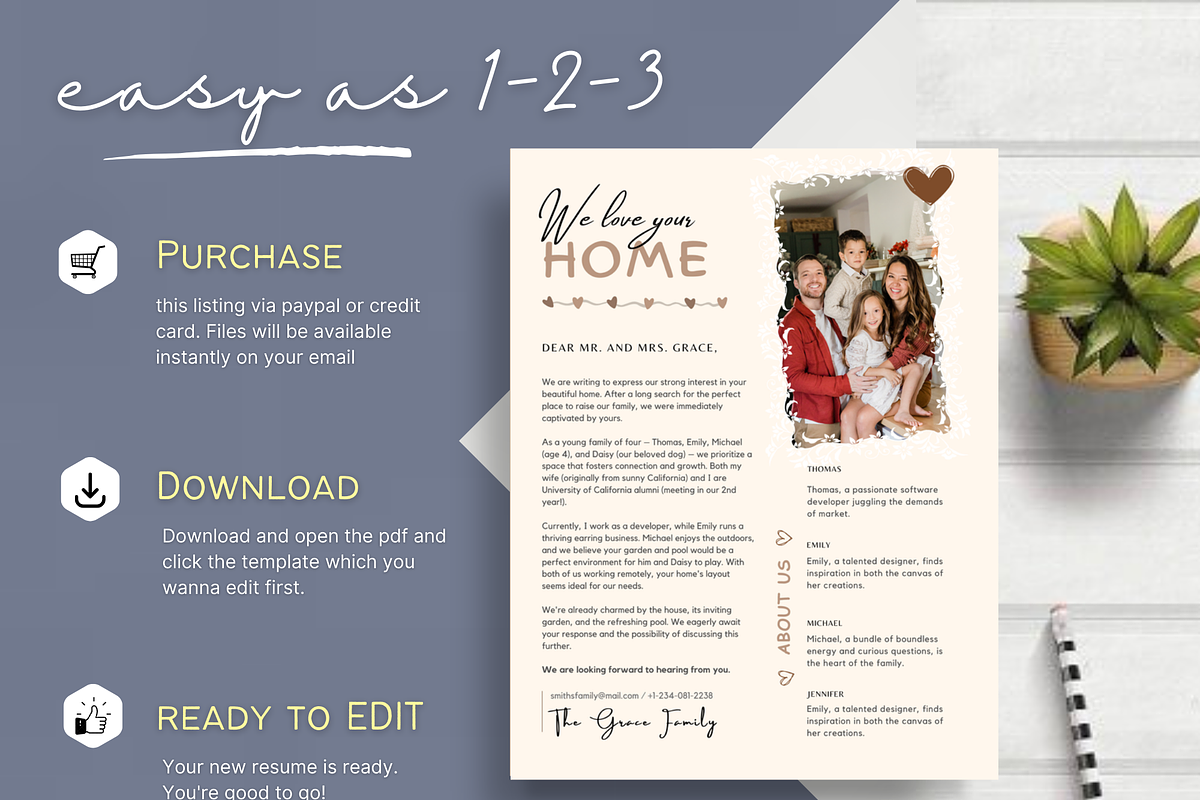 Home Offer Letter Template | Canva, a Resume Template by Climbwithelevator (Photo 5 of 5)