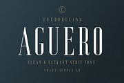 Aguero Serif - Clean & Elegant Font, a Serif Font by Craft Supply Co. (Thumbnail 9 of 9)