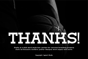 Sligba - Slab Sports Font, a Slab Serif Font by Iqsiart Studio (Thumbnail 11 of 11)