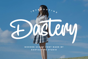 Dastery Modern Script Font