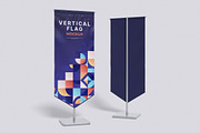 VERTICAL FLAG MOCKUP, a Product Mockup by swsi-studio (Thumbnail 4 of 5)