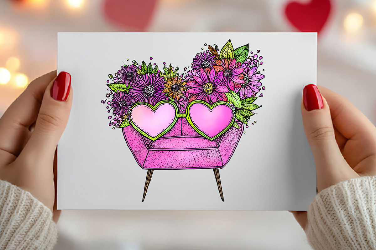 Happy Valentine's Day Clipart Bundle, an Illustration by Canvas Craft (Photo 6 of 6)