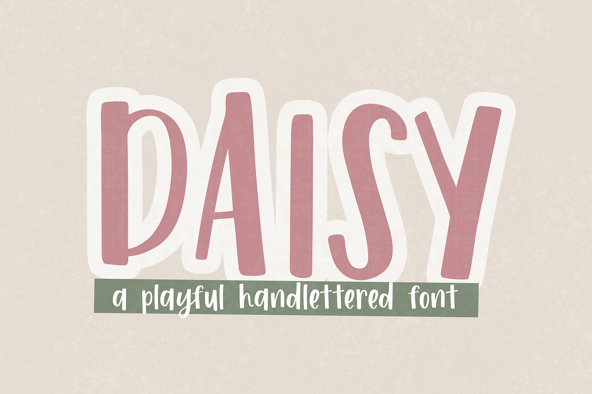 Daisy A Handwritten Font, a Sans Serif Font by Dansie Design (Photo 1 of 7)