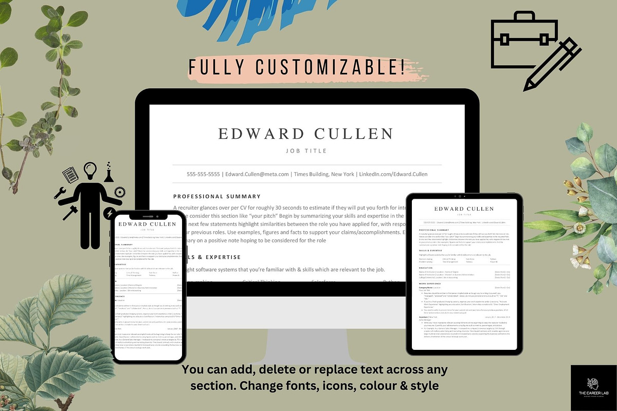 Minimalist ATS system optimised cv, a Resume Template by The Career Lab (Photo 7 of 11)
