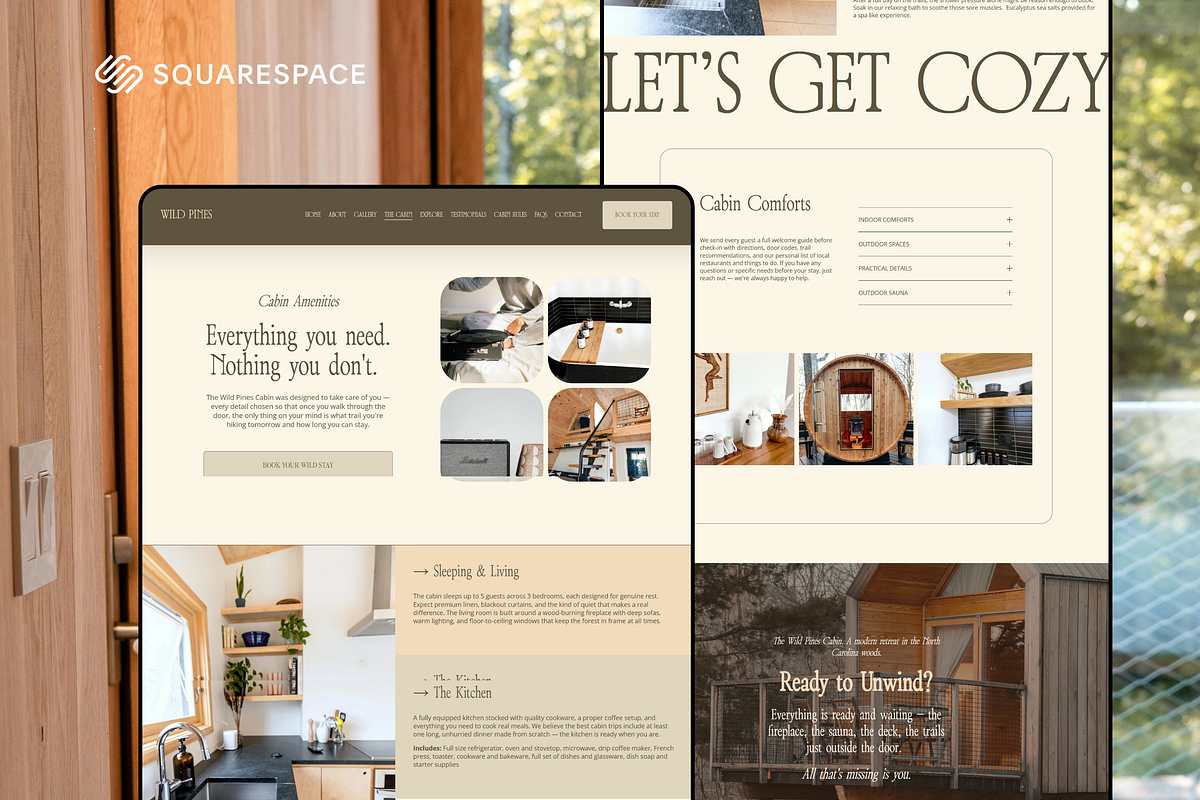 Airbnb Squarespace Website Template, a Squarespace Template by Solana Creative Co. (Photo 5 of 11)