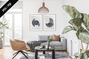 Living Room - Interior Mockup Bundle