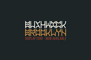 Bushwick Display Font, a Sans Serif Font by Threz (Thumbnail 2 of 8)