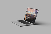 Laptop Mockup, a Mac Mockup by SimpangGraphics (Thumbnail 3 of 9)