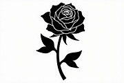 Rose Black Silhouette Decorative, an Illustration by Amazin_art (Thumbnail 26 of 31)