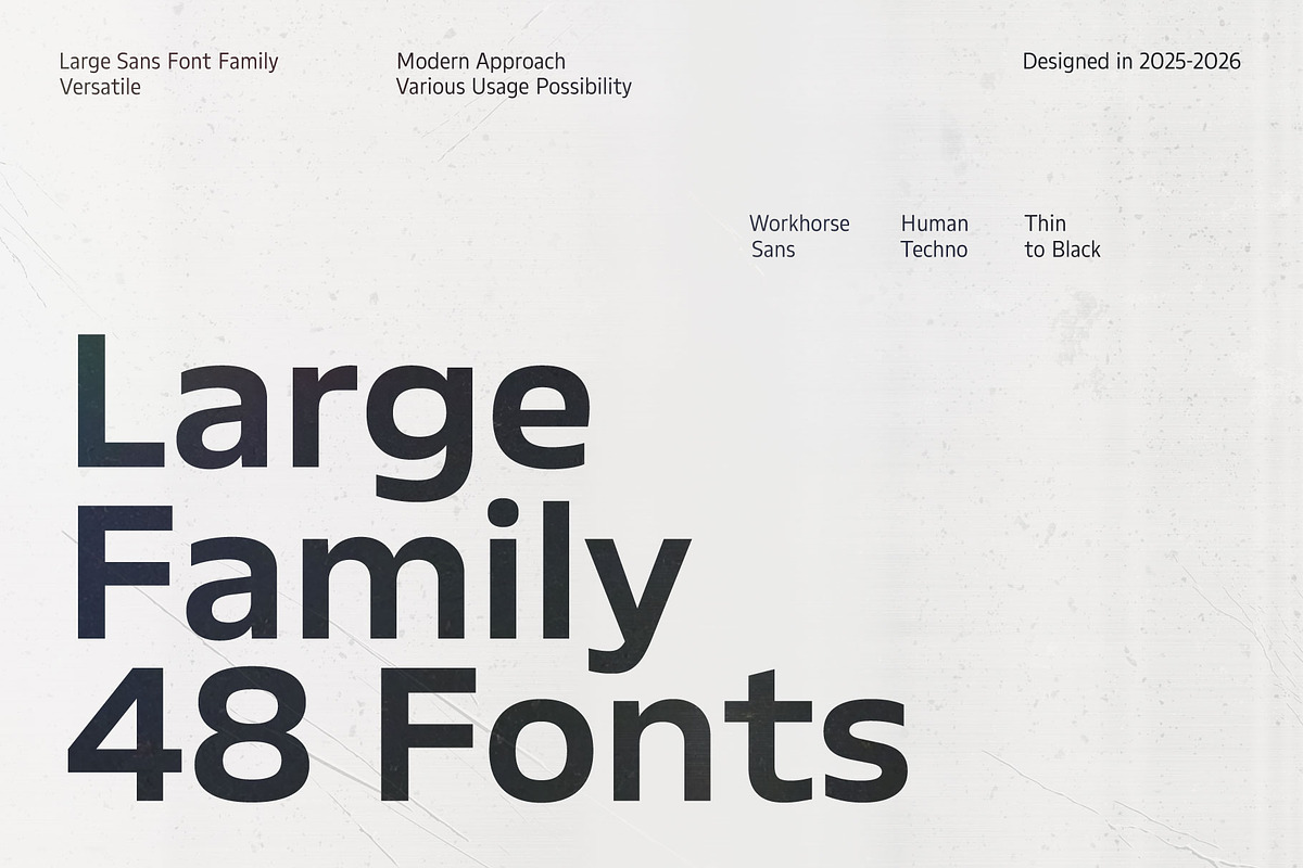 Profa; 48 Sans Serif Fonts, a Sans Serif Font by Eko Bimantara (Photo 3 of 11)
