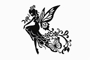 Silhouette of a fairy with delicate, an Illustration by Amazin_art (Thumbnail 3 of 13)