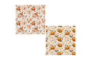 Watercolor Autumn Seamless Digital, an Illustration by Designking (Thumbnail 4 of 4)
