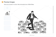 Businessman Avoiding Labels of, a Person Illustration by AlexArt (Thumbnail 2 of 3)