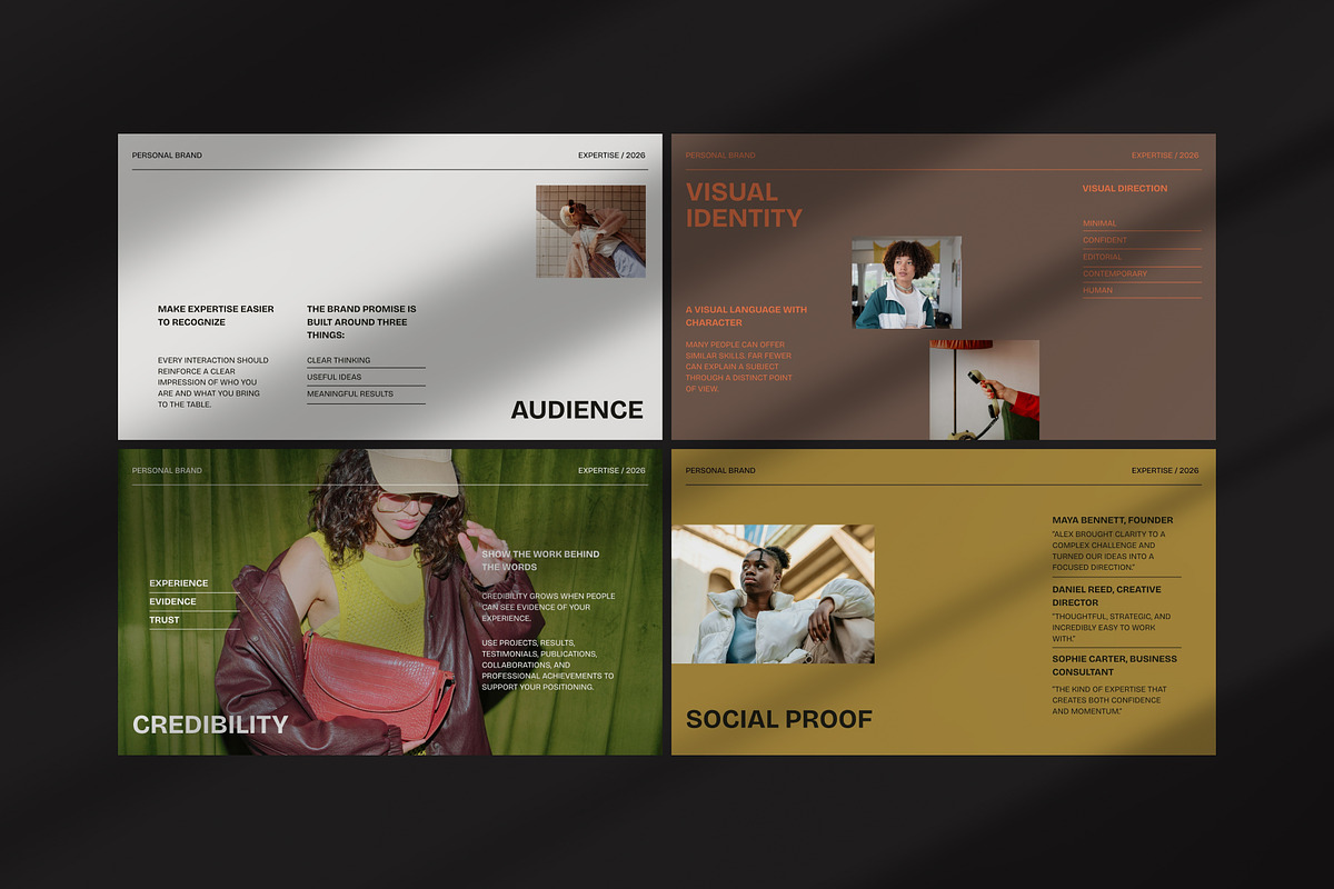 Personal Brand Deck PowerPoint, a Presentation Template by adoestudio (Photo 4 of 9)