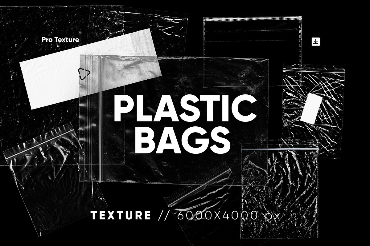 20 Plastic Bags Texture HQ, a Texture Graphic by CCPreset (Photo 1 of 2)