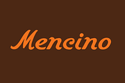 Mencino, a Script Font by SAMPLE (Thumbnail 1 of 6)