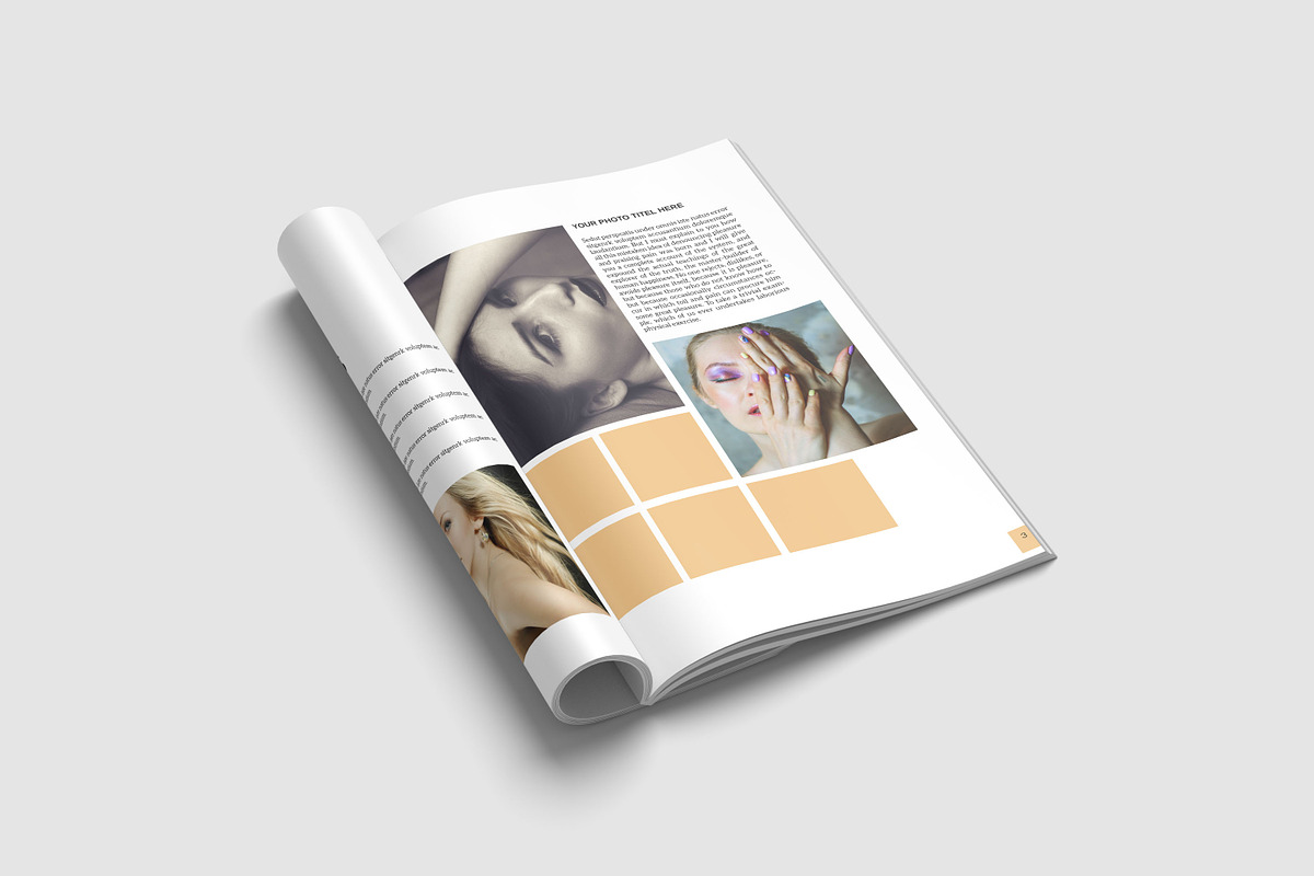Fashion Lookbook Template, a Magazine Template by retrographix (Photo 4 of 14)