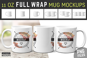 11 Oz Mug Mockups PNGs